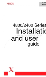 Xerox 2400 Series Instrukcja instalacji i obsługi
