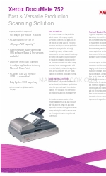 Xerox DocuMate 752 Brochure & specificaties