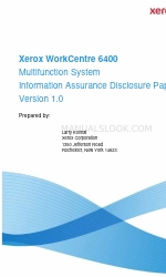 Xerox WorkCentre 6400 Информационный справочник