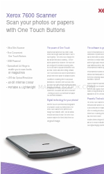 Xerox X76007D-WU Especificaciones