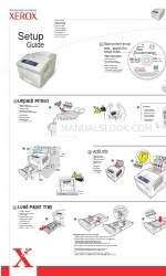 Xerox 8400B - Phaser Color Solid Ink Printer Setup-Handbuch