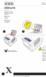 Xerox 8400B - Phaser Color Solid Ink Printer Zubehör Handbuch