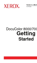 Xerox DocuColor 7000 Getting Started Manual