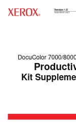 Xerox DocuColor 7000 Manuale