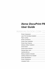 Xerox DocuPrint P8EX Manual del usuario