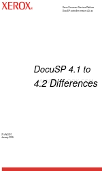 Xerox DocuSP 4.1 Differences Manual