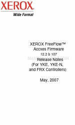 Xerox FreeFlow Note de mise à jour