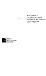 Xerox Synergix 8825 Manual do software