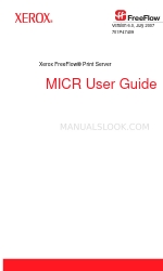 Xerox FreeFlow MICR Manual do utilizador