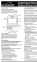 Blackberry 6210 Quick Reference Manual