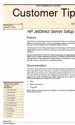 Xerox HP JetDirect 300X Setup Manual