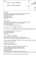 Xerox Legacy 4110 Instrucciones de funcionamiento básico de la copiadora