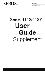 Xerox Legacy 4112 Suplemento ao Manual do Utilizador