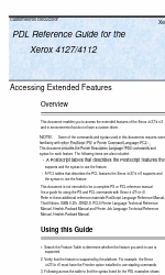 Xerox Legacy 4127 Pdl referentiehandleiding