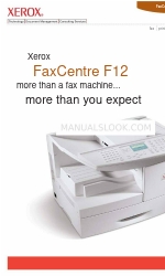 Xerox FaxCentre F12 Folleto y especificaciones