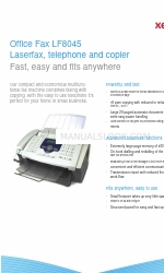 Xerox Office Fax LF8045 Брошюра и технические характеристики