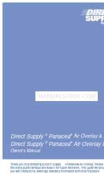 Direct Supply Panacea Air Overlay Owner's Manual