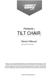 Direct Supply Panacea TILT CHAIR オーナーズマニュアル