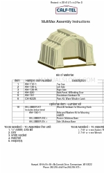 Calf-Tel MultiMax Manuel d'instructions de montage