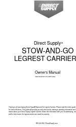 Direct Supply STOW-AND-GO 소유자 매뉴얼