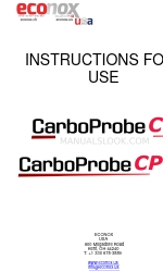 Econox CarboProbe CP Instructions For Use Manual