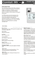 eControls Comfort365 C365T11 Installer And User Manual