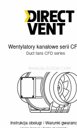 DIRECT VENT CFD 100 Kullanıcı Kılavuzu