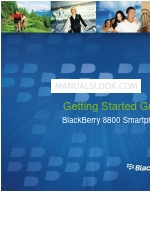 Blackberry 8800 - SMARTPHONE - SAFETY AND Getting Started Manual