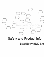 Blackberry 8820 SMARTPHONE Informações sobre segurança e produtos