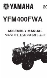 Yamaha 2000 YFM400FWAM Manual de montagem