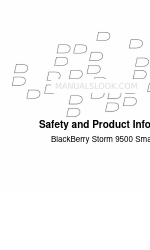 Blackberry 9500 - Storm - GSM Información sobre seguridad y productos