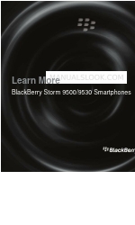 Blackberry 9500 - Storm - GSM 매뉴얼