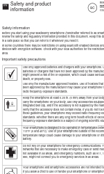 Blackberry BBB100-1 Safety And Product Information