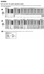 Yamaha Arius YDP-142 Короткий посібник з експлуатації