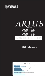 Yamaha Arius YDP-144WH User Manual