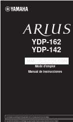 Yamaha Arius YDP-162 Manuale d'uso