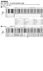 Yamaha ARIUS YDP-163 Quick Operation Manual