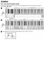 Yamaha ARIUS YDP-S52 Короткий посібник з експлуатації