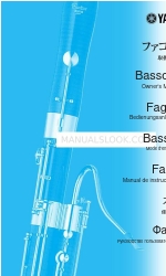 Yamaha Bassoons Kullanıcı El Kitabı