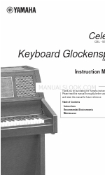 Yamaha Celesta CEL-56PGL Instruction Manual