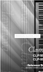 Yamaha Clavinova CLP- Folleto de referencia