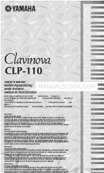 Yamaha Clavinova CLP-110 Manual del usuario