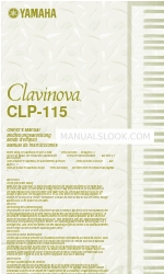 Yamaha Clavinova CLP-115 Manual do Proprietário