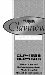 Yamaha Clavinova CLP-152S (francês) Mode D'emploi