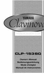 Yamaha Clavinova CLP-153SG (Frans) Wijze van tewerkstelling