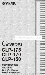 Yamaha Clavinova CLP-175 Referans Kitapçığı