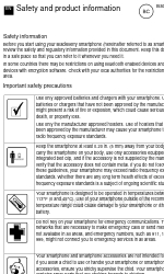 Blackberry BBE100-1 Safety And Product Information