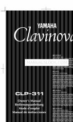 Yamaha Clavinova CLP-311 Gebruikershandleiding