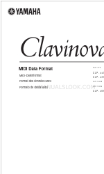 Yamaha Clavinova CLP-430 Format Data Midi