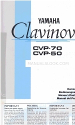 Yamaha Clavinova CVP-70 Manual do Proprietário